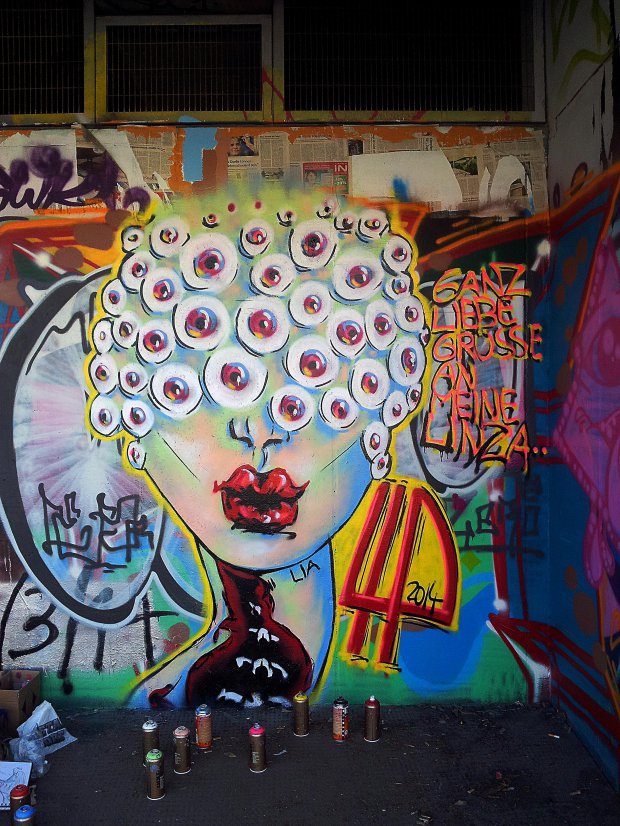 Graffiti Wall - Photo by LIA - Vienna (2014)