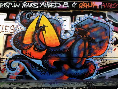 Graffiti Wall in Vienna - Photo by LIA (2014)