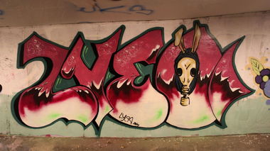 Graffiti Wall in Linz - Photo by LIA - Lyea (2014)