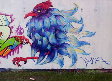 Graffiti Wall in Linz - Photo by LIA (2014)