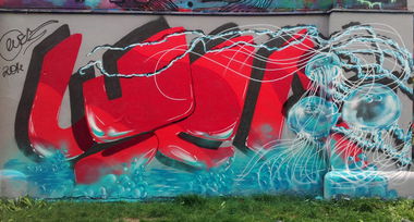 Graffiti Wall in Vienna - Photo by LIA (2014)