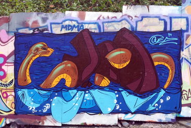 Graffiti Wall in Edinburgh - Photo by LIA - lyea (2014)