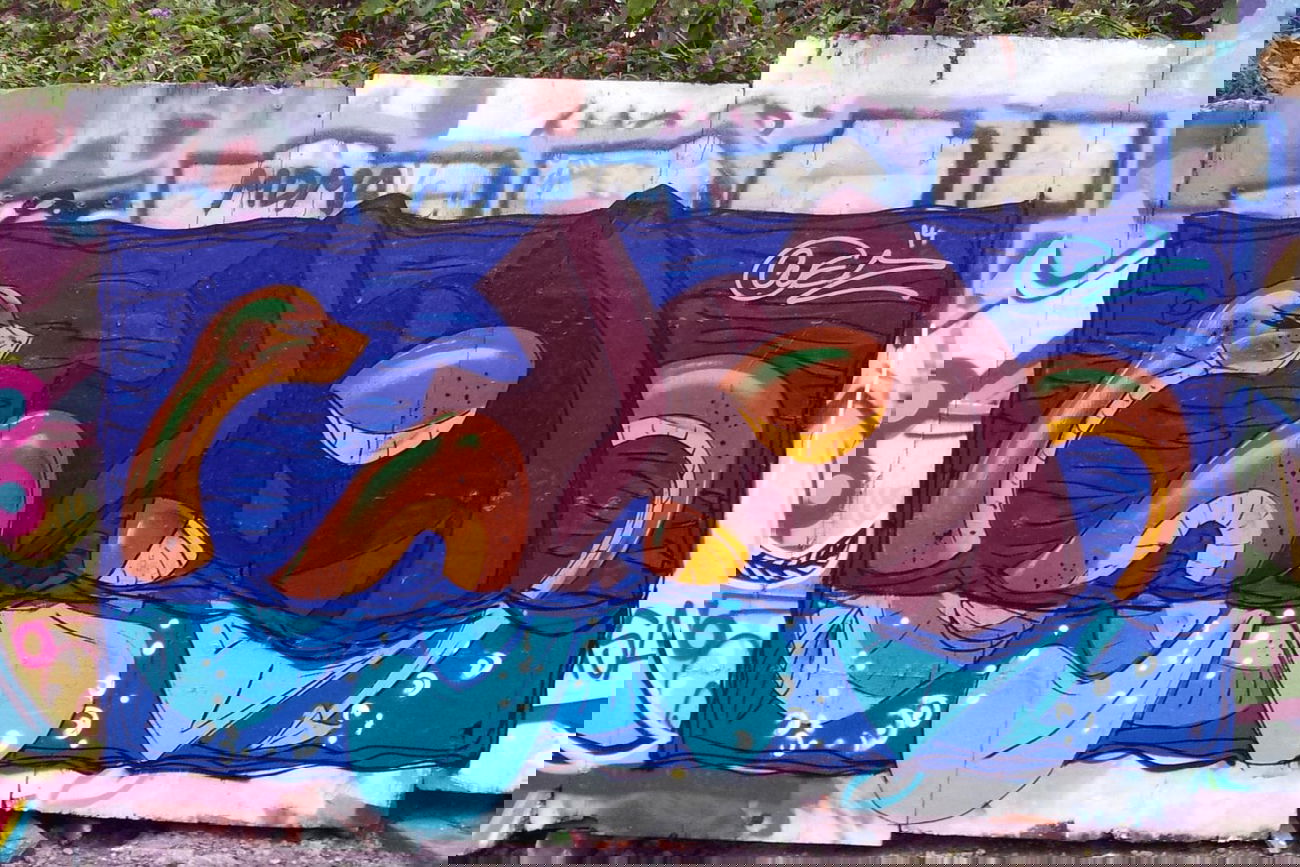 Graffiti Wall in Edinburgh - Photo by LIA - lyea (2014)