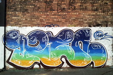 Graffiti Wall in Glasgow - Photo by LIA - lyea (2014)