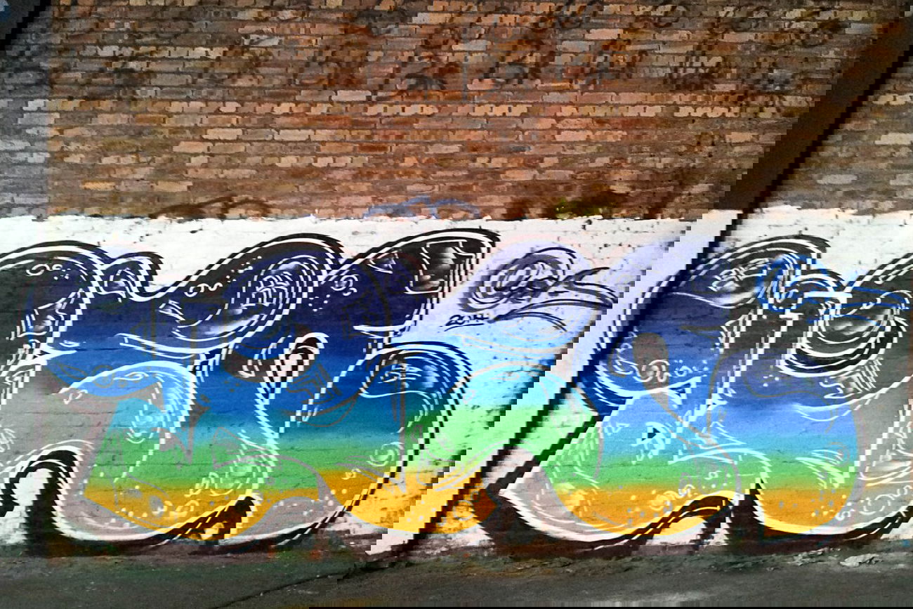 Graffiti Wall in Glasgow - Photo by LIA - lyea (2014)