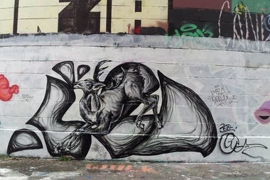 Graffiti Wall in Vienna - Photo by LIA - lyea (2014)