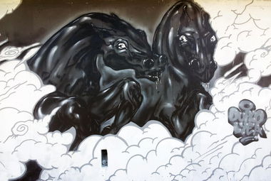 Graffiti Sketch in Linz - Photo by LIA - lyea (2014)