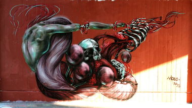 Graffiti Wall in Wien - Photo by LIA - video1 (2015)