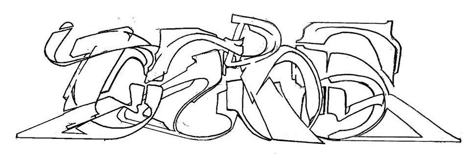 Graffiti Sketch in Berlin - Photo by LIMIT_ONE - LIMIT, LIMIT38, Braunschweig (2014)