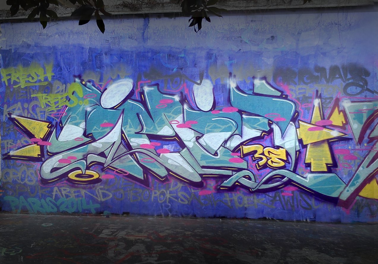 Graffiti in Paris - Photo by LIMIT_ONE - LIMIT, LIMIT38, 38 (2014)