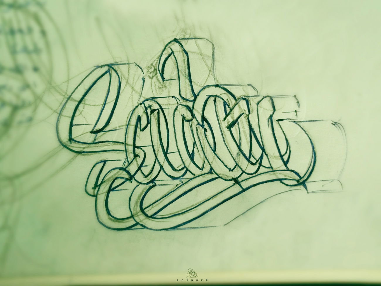 Graffiti Sketch - Photo by LOST - LOST, GRAFFITI, SKETCHE