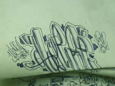 Graffiti Sketch - Photo by LOST - LOST, GRAFFITI, SKETCH