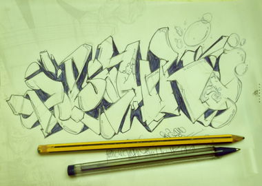 Graffiti Sketch - Photo by LOST - LOST, GRAFFITI, SKETCH (2014)
