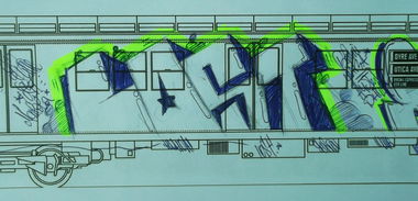 Graffiti Sketch - Photo by LOST - LOST, GRAFFITI, SKETCH