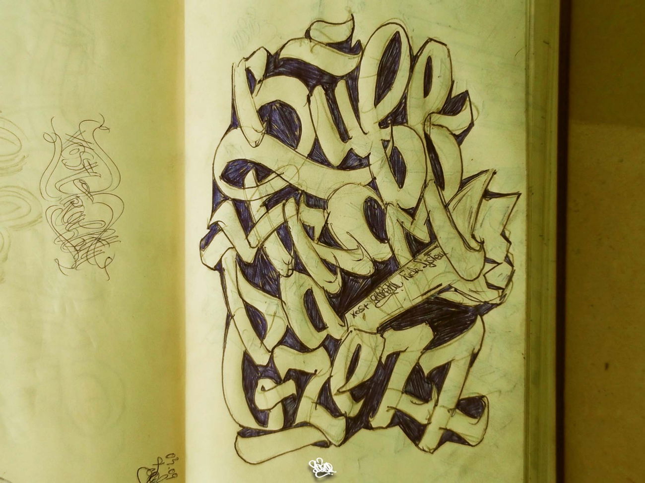 Graffiti Sketch - Photo by LOST - LOST, GRAFFITI, SKETCHE