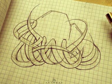 Graffiti Sketch - Photo by LOST - LOST, GRAFFITI, SKETCH (2014)