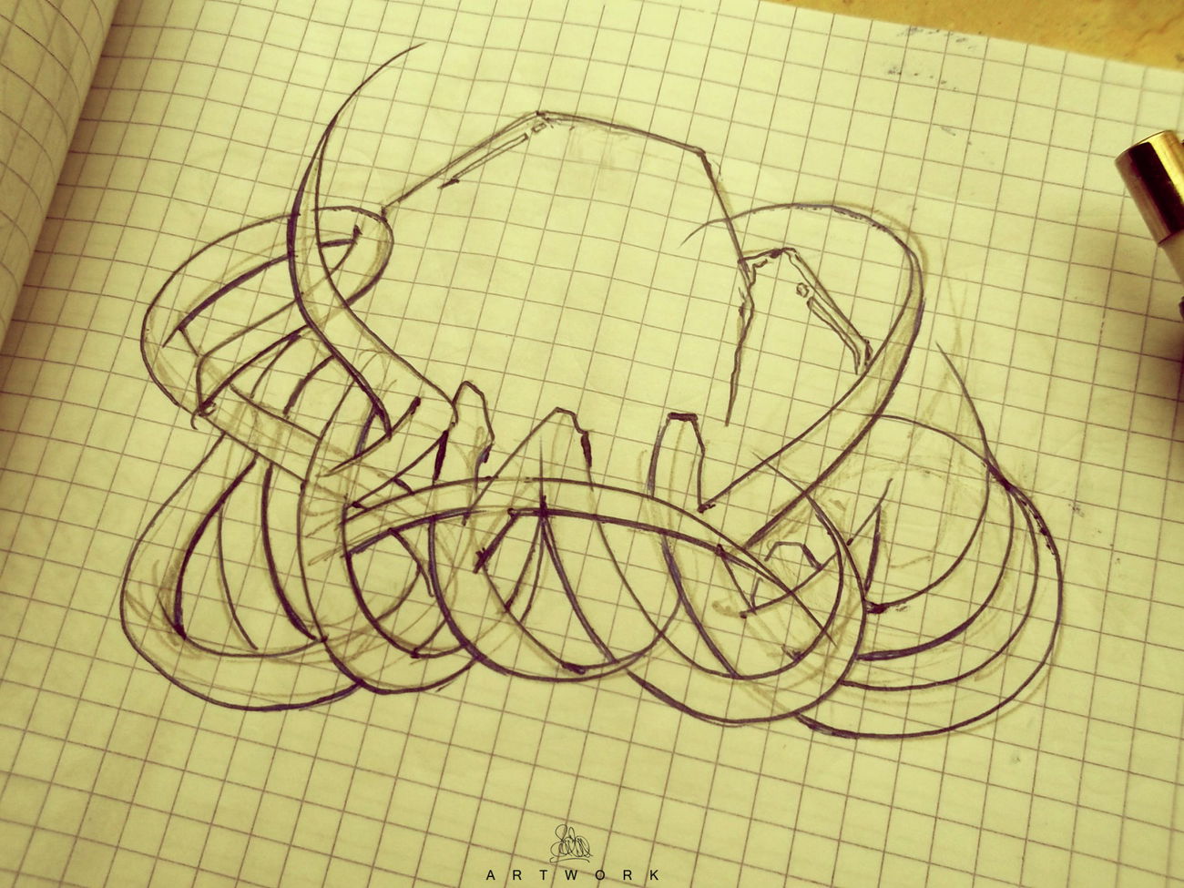 Graffiti Sketch - Photo by LOST - LOST, GRAFFITI, SKETCH (2014)