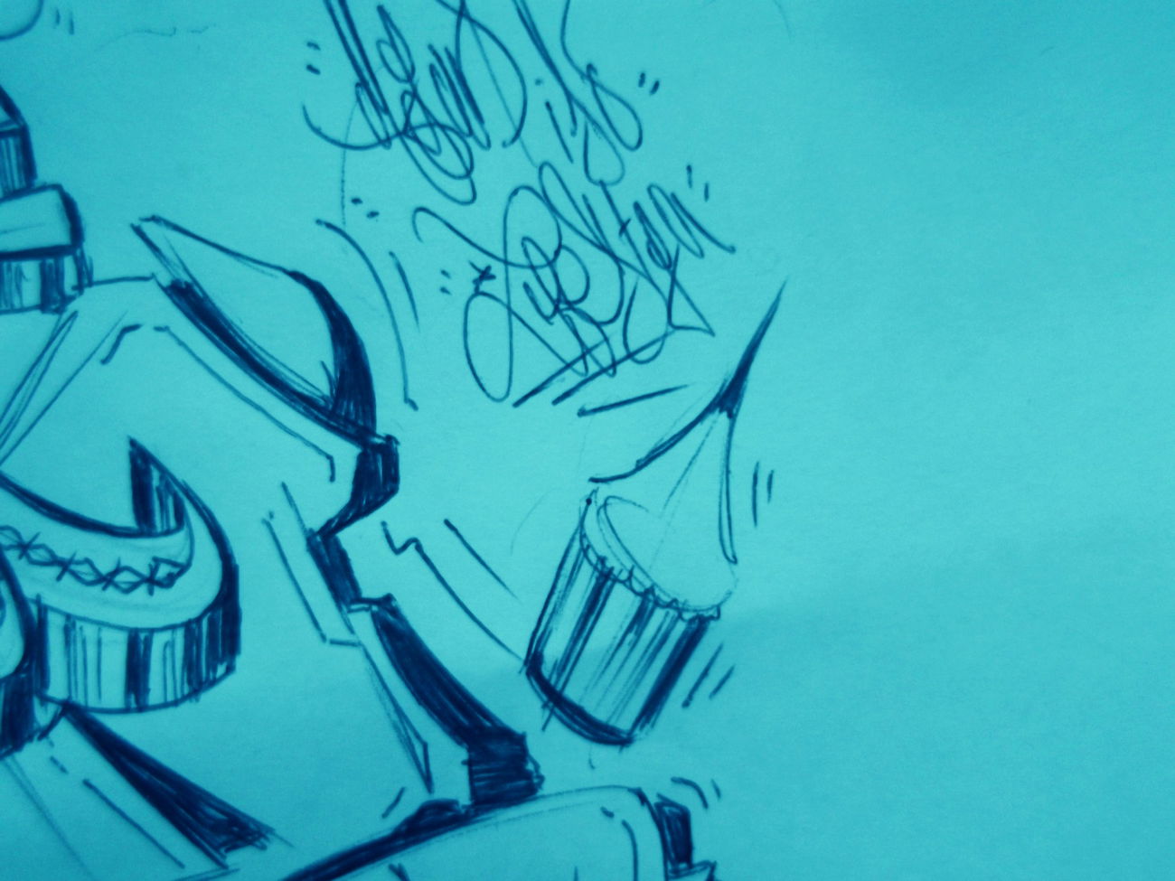 Graffiti Sketch - Photo by LOST - LOST, GRAFFITI, SKETCHES