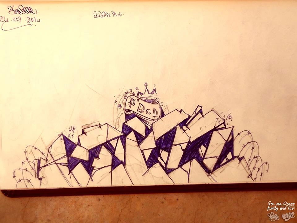 Graffiti Sketch - Photo by LOST - LOST, GRAFFITI, SKETCH (2014)