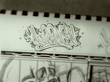 Graffiti Sketch - Photo by LOST - LOST, GRAFFITI, SKETCH