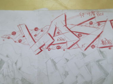 Graffiti Sketch - Photo by LOST - LOST, GRAFFITI, SKETCH