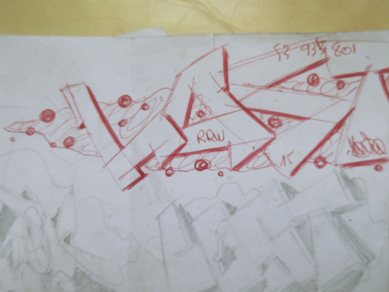 Graffiti Sketch - Photo by LOST - LOST, GRAFFITI, SKETCH