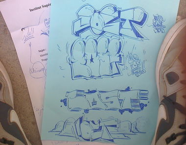 Graffiti Sketch - Photo by LOST - LOST, GRAFFITI, SAIDANI