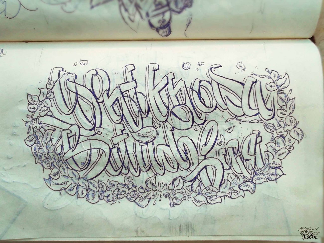 Graffiti Sketch - Photo by LOST - LOST, GRAFFITI, SKETCHE