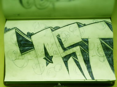 Graffiti Sketch - Photo by LOST - LOST, GRAFFITI, SKETCH