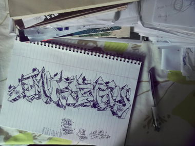 Graffiti Sketch - Photo by LOST - LOST, GRAFFITI, SKETCH