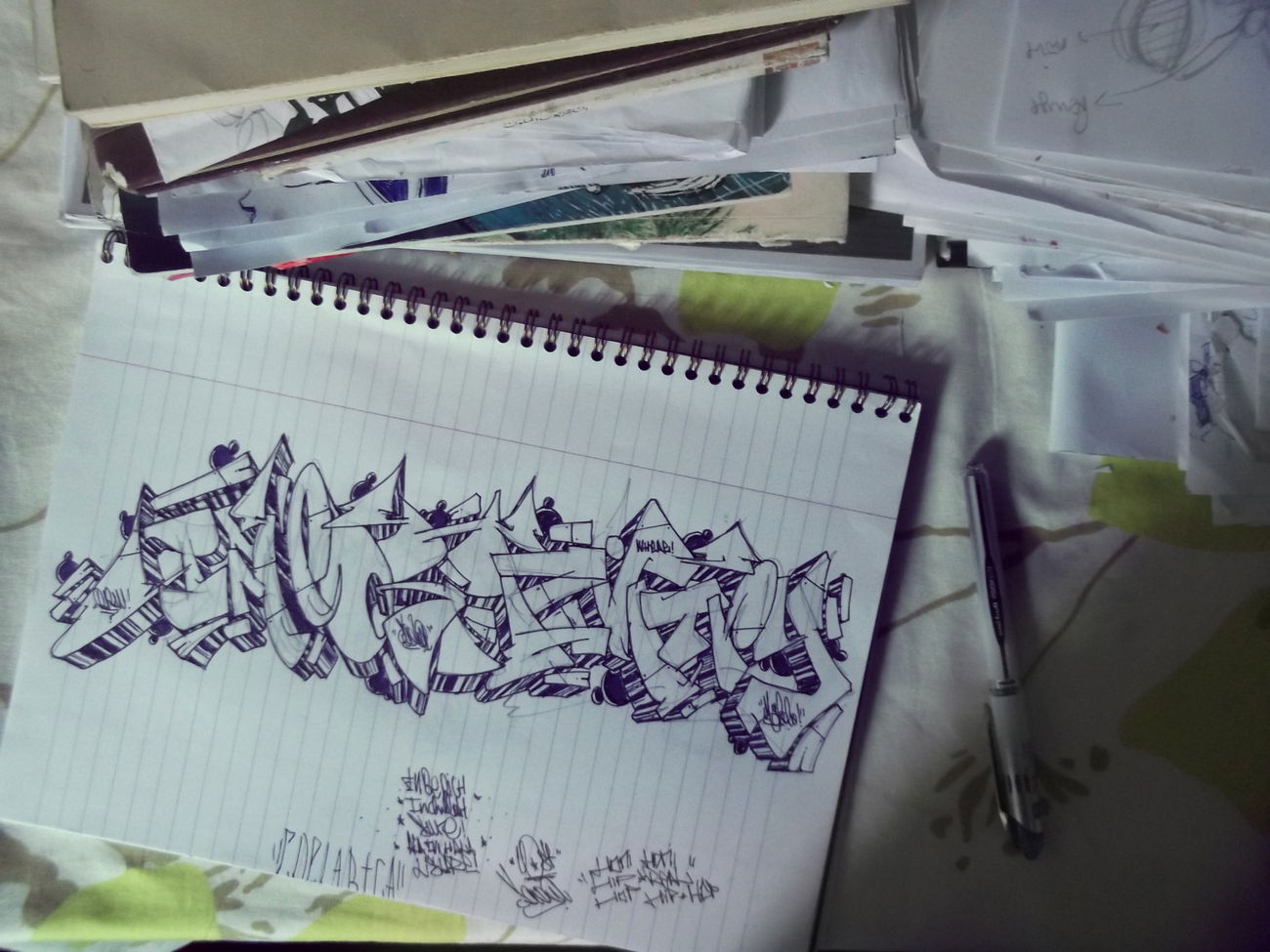 Graffiti Sketch - Photo by LOST - LOST, GRAFFITI, SKETCH