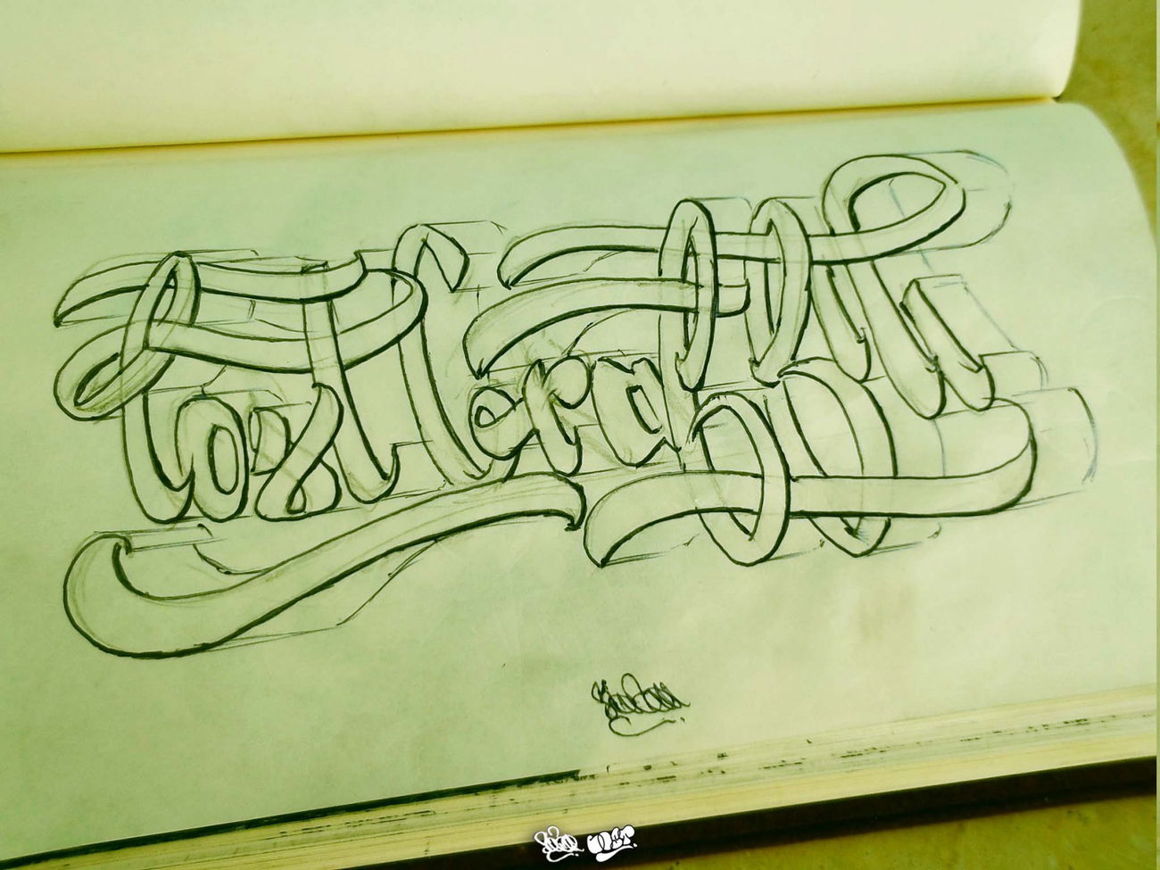 Graffiti Sketch - Photo by LOST - LOST, GRAFFITI, SKETCHE