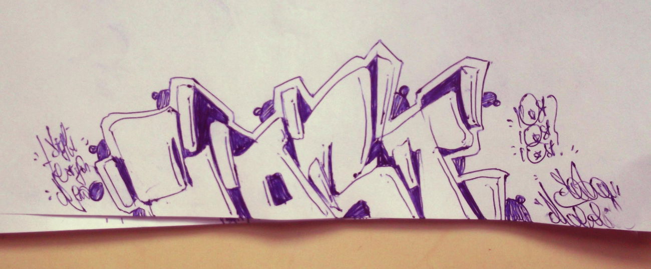 Graffiti Sketch - Photo by LOST - LOST, GRAFFITI, SAIDANI