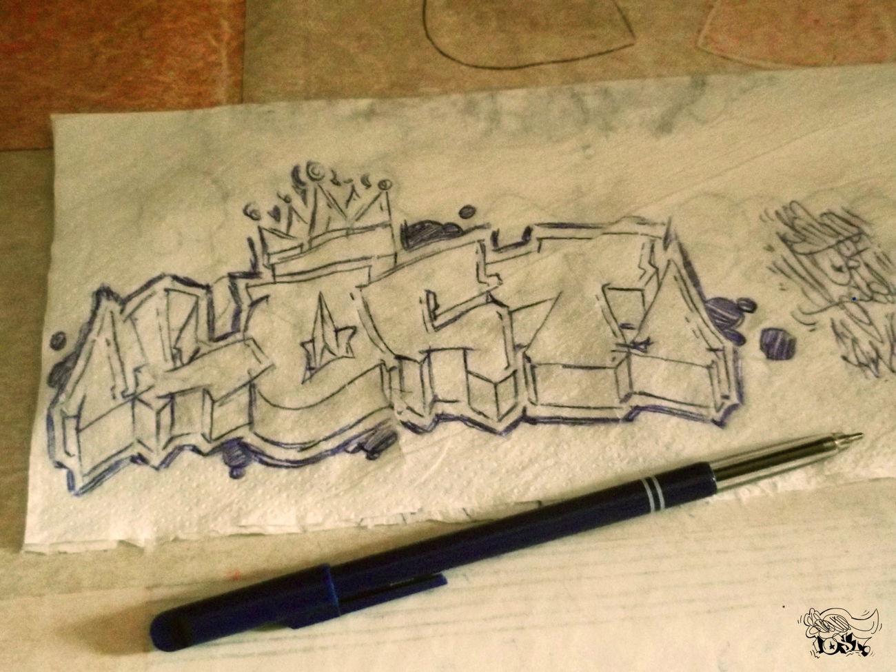 Graffiti Sketch - Photo by LOST - LOST, GRAFFITI, SKETCH