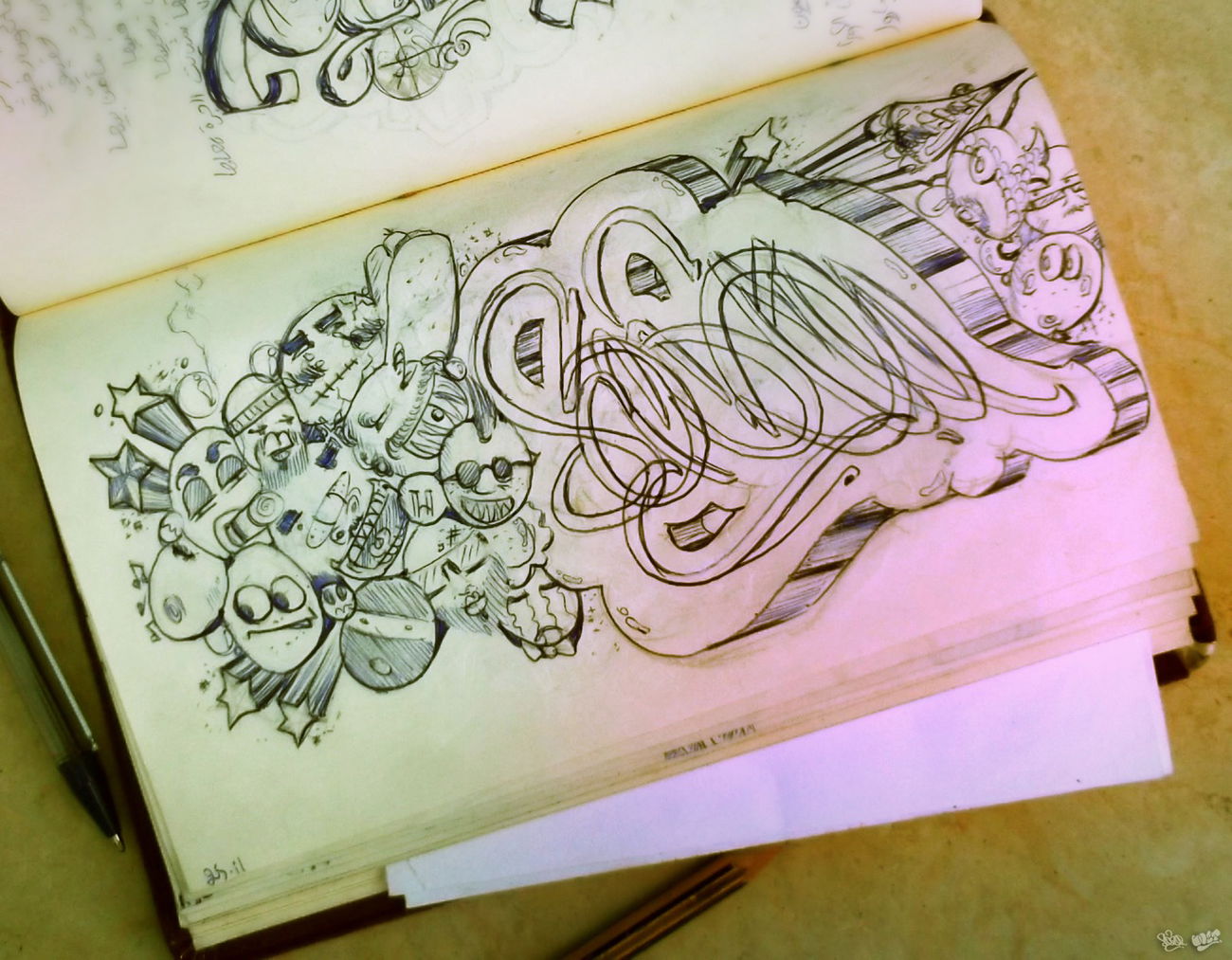 Graffiti Sketch - Photo by LOST - LOST, GRAFFITI, SKETCHE