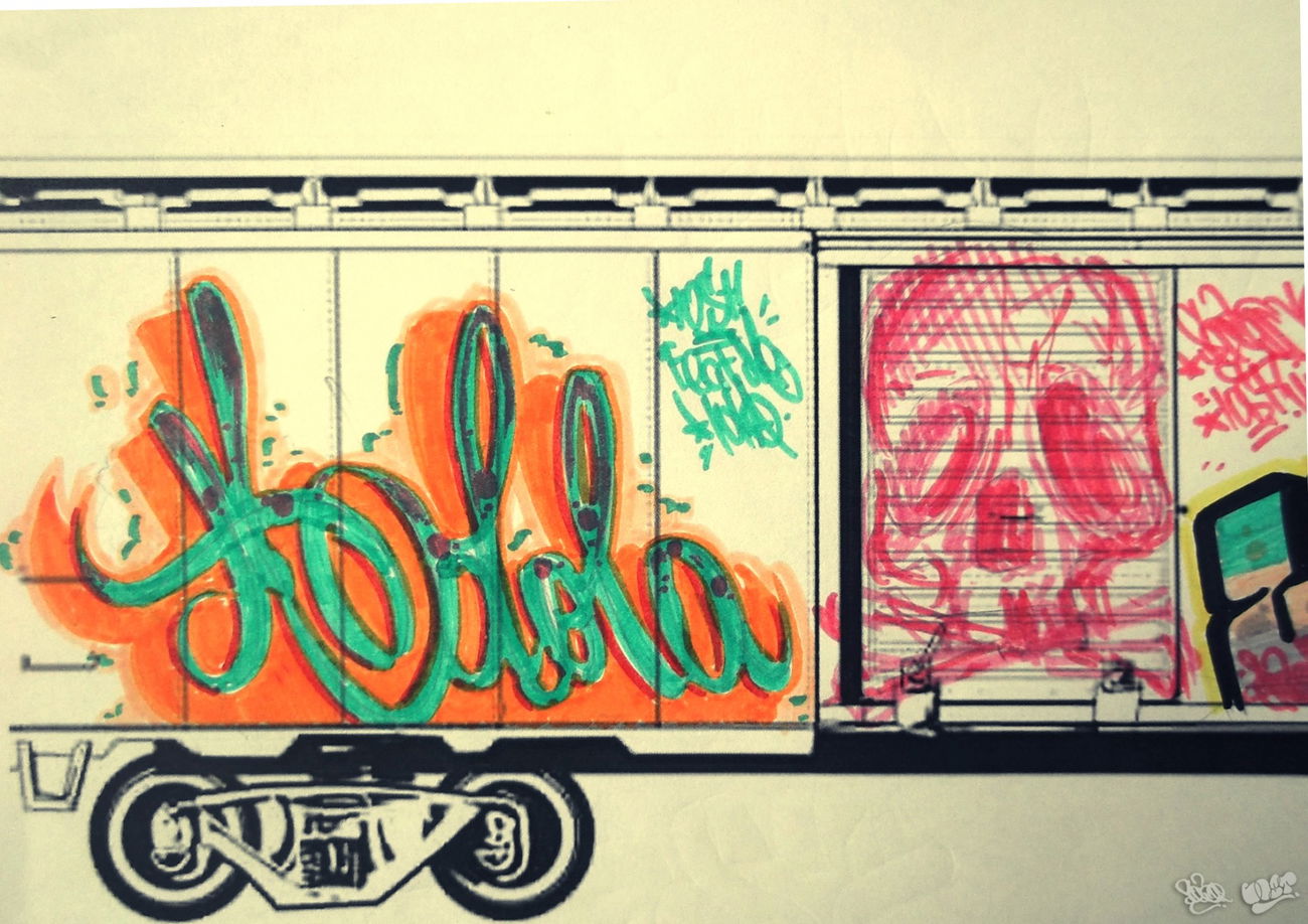 Graffiti Sketch - Photo by LOST - LOST, GRAFFITI, SKETCH