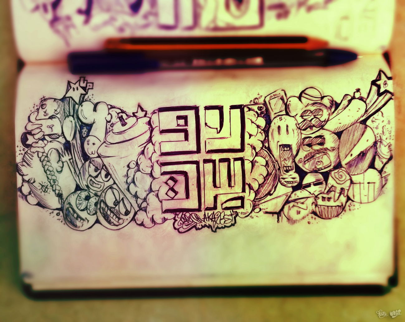 Graffiti Sketch - Photo by LOST - LOST, GRAFFITI, SKETCHE