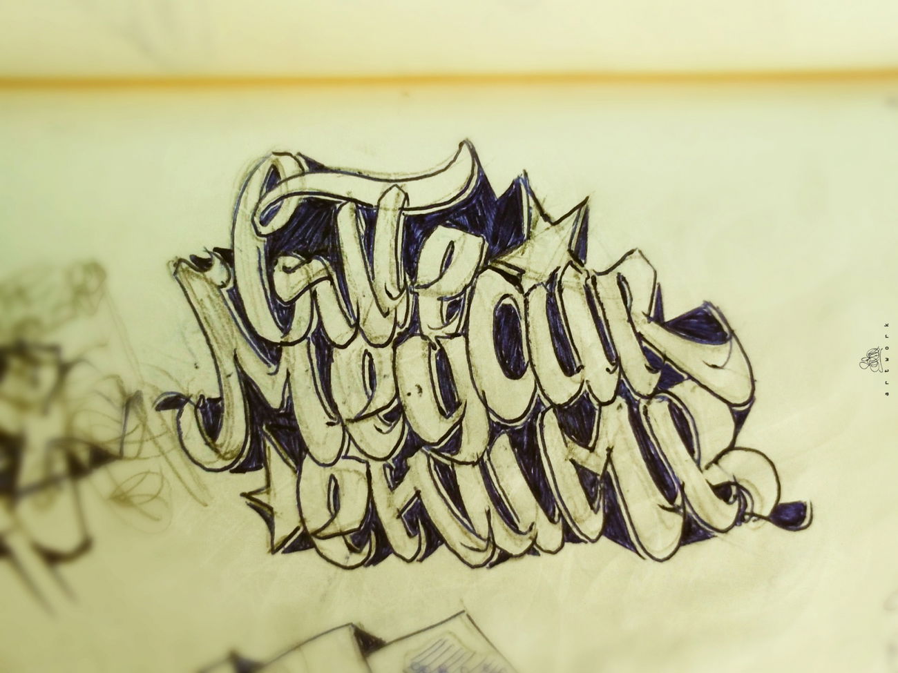 Graffiti Sketch - Photo by LOST - LOST, GRAFFITI, SKETCHE