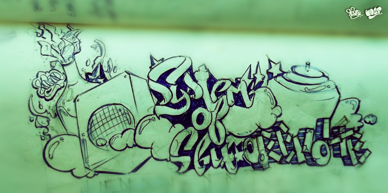 Graffiti Sketch - Photo by LOST - LOST, GRAFFITI, SKETCH