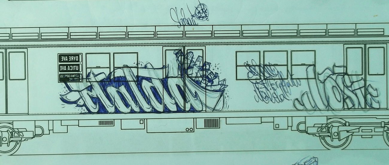 Graffiti Sketch - Photo by LOST - LOST, GRAFFITI, SKETCH