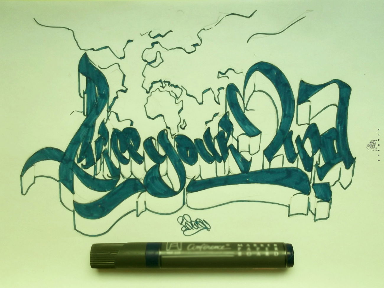 Graffiti Sketch - Photo by LOST - LOST, GRAFFITI, SKETCH (2014)