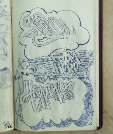 Graffiti Sketch - Photo by LOST - LOST, GRAFFITI, SKETCHE