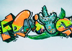 Graffiti Sketch - Photo by LOST - LOST, GRAFFITI, FRUITS