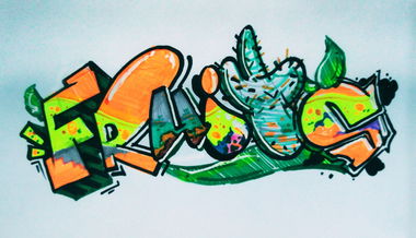 Graffiti Sketch - Photo by LOST - LOST, GRAFFITI, FRUITS