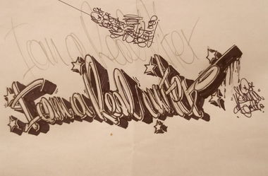 Graffiti Sketch - Photo by LOST - LOST, GRAFFITI, SAIDANI