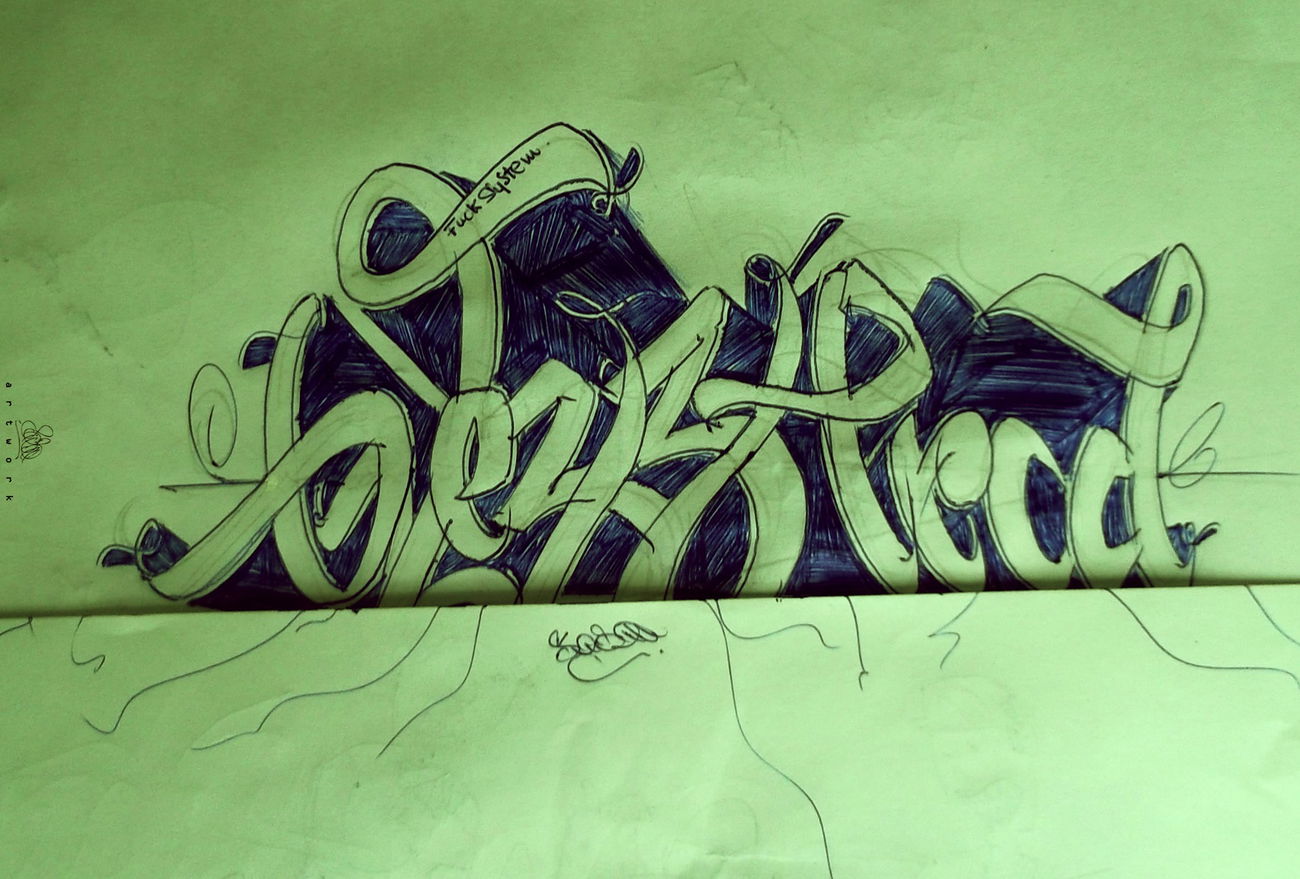 Graffiti Sketch - Photo by LOST - LOST, GRAFFITI, SKETCH (2014)