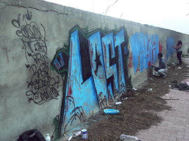Graffiti Wall - Photo by LOST - LOSTGRAFFITI, RAIN, COATTING