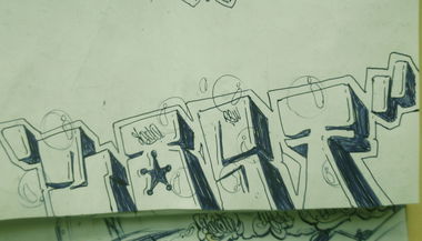 Graffiti Sketch - Photo by LOST - LOST, GRAFFITI, SKETCH