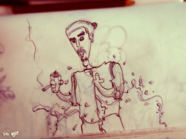 Graffiti Sketch - Photo by LOST - LOST, GRAFFITI, SKETCH (2014)