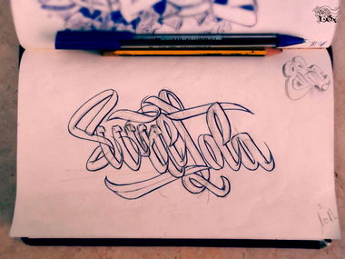 Graffiti Sketch - Photo by LOST - LOST, GRAFFITI, SKETCHE
